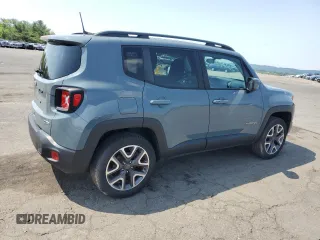 2018 Jeep Renegade Latitude with VIN ZACCJBBB7JPG88689, listed as a Copart auction lot 62062715 with 46,702 mi miles and Salvage title. Bid and sale history available at DreamBid. Image 3.