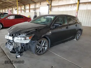 2015 Lexus CT 200h with VIN JTHKD5BHXF2234025, listed as a Copart auction lot 63878225 with Not provided miles and Salvage title. Bid and sale history available at DreamBid. Image 1.