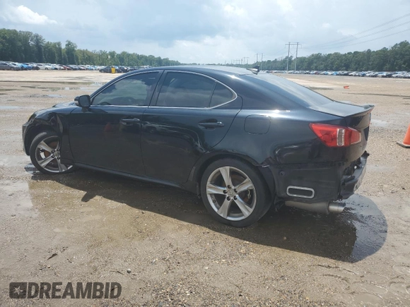 2011 Lexus IS 250 with VIN JTHBF5C24B5138128, listed as a Copart auction lot 63126435 with 156,317 mi miles and Salvage title. Bid and sale history available at DreamBid. Image 2.
