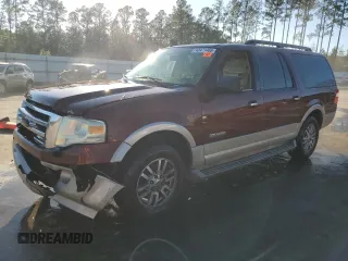 2008 Ford Expedition EL Eddie Bauer with VIN 1FMFK17558LA51642, listed as a Copart auction lot 43471465 with 0 mi miles and Salvage Title. Bid and sale history available at carsss.com. Image 1.