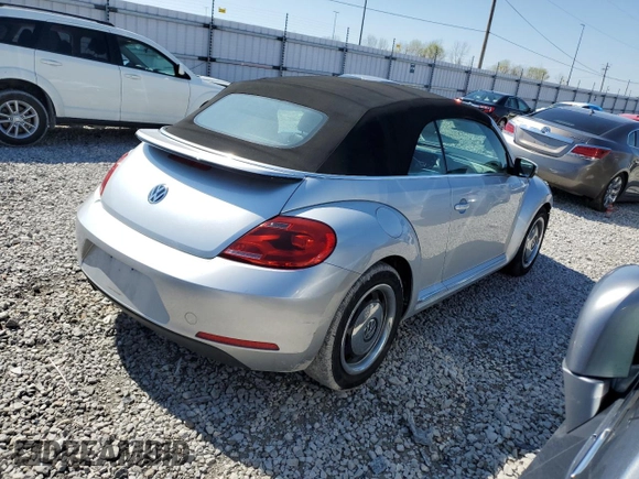 2015 Volkswagen Beetle 1.8T with VIN 3VW517AT8FM810709, listed as a Copart auction lot 48065314 with 61,924 mi miles and Salvage title. Bid and sale history available at DreamBid. Image 3.