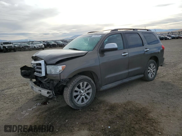 2012 Toyota Sequoia Limited with VIN 5TDJY5G15CS070653, listed as a Copart auction lot 77970984 with 146,405 mi miles and Salvage Title. Bid and sale history available at carsss.com. Image 1.