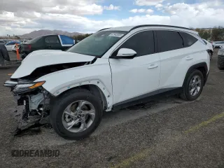 2022 Hyundai Tucson SEL with VIN 5NMJB3AE6NH029908, listed as a Copart auction lot 47943585 with 65,542 mi miles and Salvage Title. Bid and sale history available at carsss.com. Image 1.