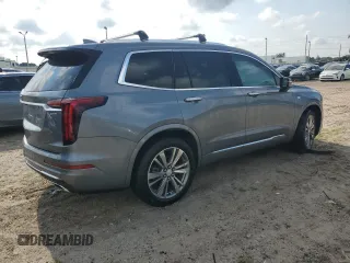 2021 Cadillac XT6 Premium Luxury with VIN 1GYKPCRS5MZ198953, listed as a Copart auction lot 67291154 with 0 mi miles and Salvage Title. Bid and sale history available at carsss.com. Image 3.