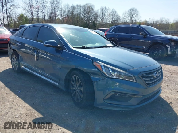 2016 Hyundai Sonata Sport with VIN 5NPE34AF0GH431703, listed as a IAAI auction lot 41930465 with 126,586 mi miles and . Bid and sale history available at DreamBid. Image 1.