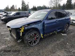 2021 BMW X3 M40i with VIN 5UXTY9C09M9F05513, listed as a Copart auction lot 81789964 with 50,606 mi miles and Salvage Title. Bid and sale history available at carsss.com. Image 1.