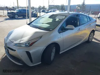 2019 Toyota Prius L Eco with VIN JTDKARFU3K3082893, listed as a IAAI auction lot 41370727 with 217,582 mi miles. Bid and sale history available at carsss.com. Image 18.