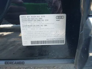 2017 Audi Q5 Premium with VIN WA1C2AFP5HA066514, listed as a IAAI auction lot 42182419 with 89,957 mi miles and . Bid and sale history available at DreamBid. Image 9.