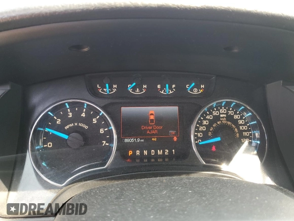 2014 Ford F-150 XL with VIN 1FTFX1EFXEKG32251, listed as a Copart auction lot 59033435 with 89,051 mi miles and Salvage title. Bid and sale history available at DreamBid. Image 9.