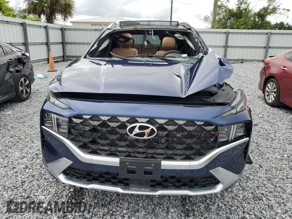 2021 Hyundai Santa Fe Calligraphy z VIN 5NMS5DAL1MH371927, wystawiony jako Copart lot #62935825 z przebiegiem 36 605 mil mil oraz Nie do naprawy • Non repairable. Historia ofert i sprzedaży dostępna na DreamBid. Obrazek 5.