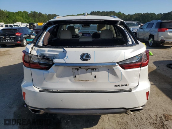 2019 Lexus RX with VIN 2T2ZZMCA1KC121505, listed as a Copart auction lot 52020565 with 120,498 mi miles and Salvage Title. Bid and sale history available at carsss.com. Image 6.