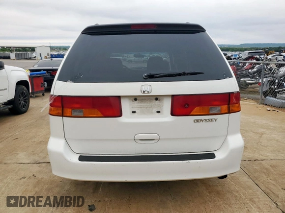 2004 Honda Odyssey EX-RES with VIN 5FNRL18824B111266, listed as a Copart auction lot 59295425 with Not provided miles and Salvage title. Bid and sale history available at DreamBid. Image 6.