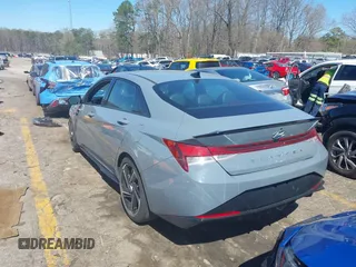2023 Hyundai Elantra N Line z VIN KMHLR4AFXPU375874, wystawiony jako IAAI lot #41813523 z przebiegiem 59 060 mil mil oraz . Historia ofert i sprzedaży dostępna na DreamBid. Obrazek 3.
