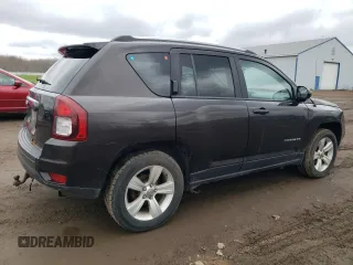 2014 Jeep Compass Sport with VIN 1C4NJDBB9ED670610, listed as a Copart auction lot 52691825 with 150,525 mi miles and Salvage Title. Bid and sale history available at carsss.com. Image 3.