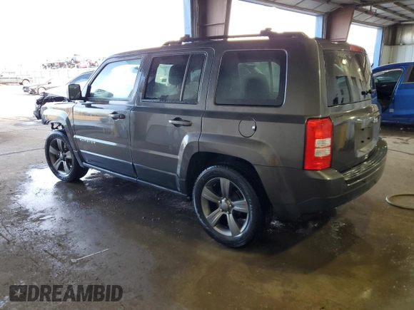 2014 Jeep Patriot Latitude with VIN 1C4NJPFA1ED887412, listed as a Copart auction lot 44214345 with 78,374 mi miles and Salvage Title. Bid and sale history available at carsss.com. Image 2.