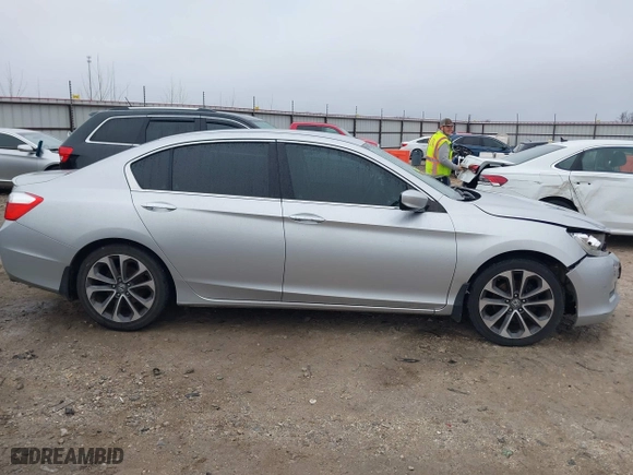 2014 Honda Accord Sedan Sport with VIN 1HGCR2F56EA231019, listed as a IAAI auction lot 41407505 with 134,273 mi miles. Bid and sale history available at carsss.com. Image 13.
