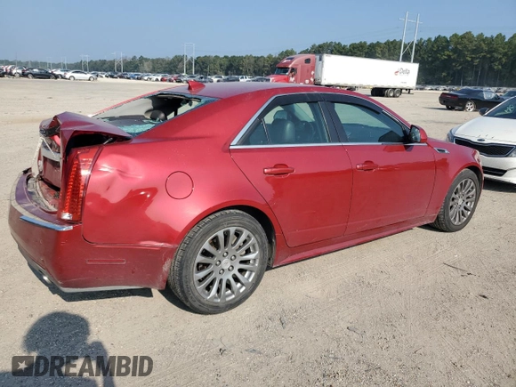 2011 Cadillac CTS Performance with VIN 1G6DJ5EY7B0168539, listed as a Copart auction lot 68835794 with 128,997 mi miles and Salvage Title. Bid and sale history available at carsss.com. Image 3.