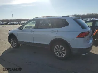 2019 Volkswagen Tiguan S with VIN 3VV0B7AX7KM037000, listed as a Copart auction lot 50334325 with 38,432 mi miles and Salvage Title. Bid and sale history available at carsss.com. Image 2.