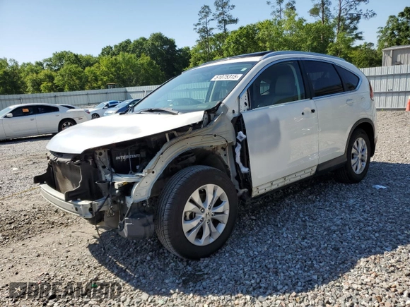 2013 Honda CR-V EX-L with VIN 5J6RM3H76DL014479, listed as a Copart auction lot 51075315 with 98,279 mi miles and Salvage Title. Bid and sale history available at DreamBid. Image 1.