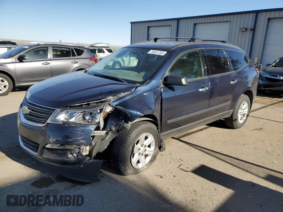 2017 Chevrolet Traverse LS с VIN 1GNKRFED0HJ242538, выставлен на аукционе Copart как лот 54681305 с пробегом 98 676 миль миль и Списание • Salvage title. История ставок и продаж доступна на DreamBid. Изображение 1.