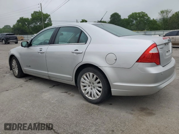 2010 Ford Fusion Hybrid with VIN 3FADP0L37AR379511, listed as a Copart auction lot 56175385 with 124,136 mi miles and Salvage title. Bid and sale history available at DreamBid. Image 2.
