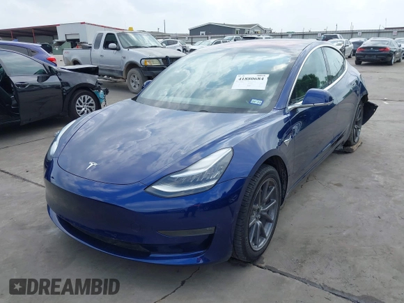 2019 Tesla Model 3 Mid Range with VIN 5YJ3E1EA5KF190453, listed as a IAAI auction lot 41880684 with 58,909 mi miles and . Bid and sale history available at carsss.com. Image 21.