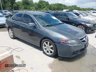 2004 Acura TSX with VIN JH4CL968X4C040062, listed as a IAAI auction lot 42677232 with 204,481 mi miles and . Bid and sale history available at DreamBid. Image 1.