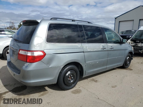 2006 Honda Odyssey EX-L with VIN 5FNRL38756B055801, listed as a Copart auction lot 50275585 with 194,499 mi miles and Salvage Title. Bid and sale history available at carsss.com. Image 3.