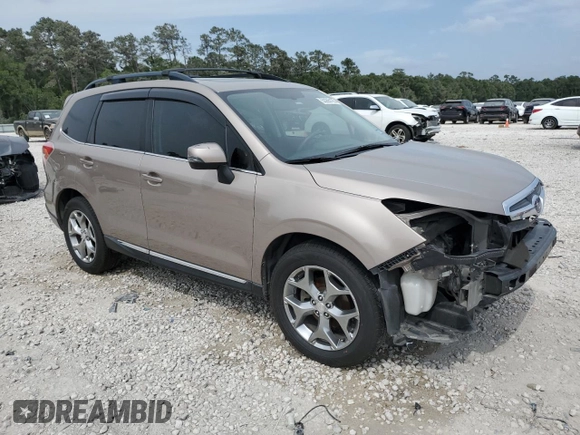 2015 Subaru Forester Touring with VIN JF2SJAUC6FH827254, listed as a Copart auction lot 53265125 with 110,741 mi miles and Salvage title. Bid and sale history available at DreamBid. Image 4.