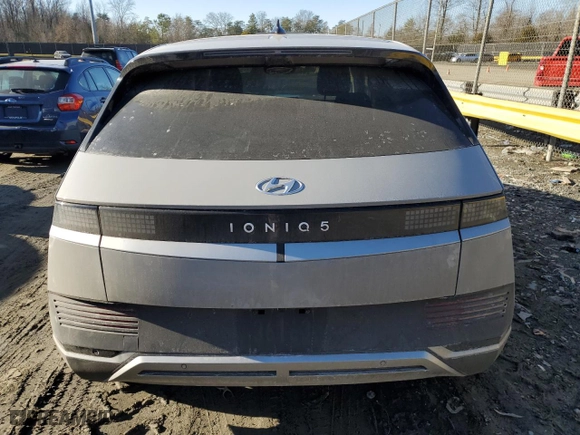 2023 Hyundai IONIQ 5 SE Standard Range with VIN KM8KM4AB5PU166677, listed as a Copart auction lot 42814625 with 68,270 mi miles and Salvage Title. Bid and sale history available at carsss.com. Image 6.