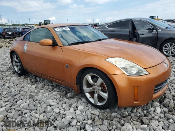 2006 Nissan 350Z Touring with VIN JN1AZ34E36M351006, listed as a Copart auction lot 71634754 with 113,312 mi miles and Non Repairable. Bid and sale history available at DreamBid. Image 4.