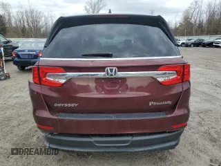 2019 Honda Odyssey EX-L with VIN 5FNRL6H70KB130948, listed as a Copart auction lot 52686395 with 35,632 mi miles and Salvage Title. Bid and sale history available at DreamBid. Image 6.