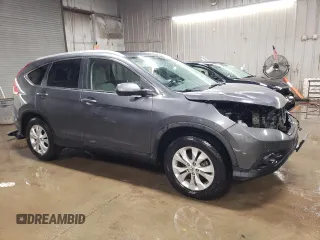 2013 Honda CR-V EX-L with VIN 2HKRM4H7XDH640729, listed as a Copart auction lot 49115355 with 94,630 mi miles and Salvage Title. Bid and sale history available at carsss.com. Image 4.