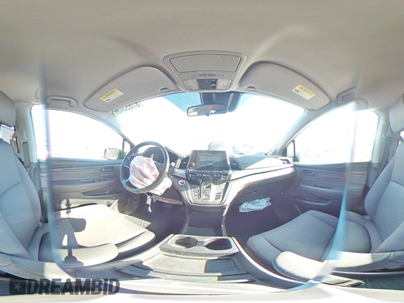 2019 Honda Odyssey EX with VIN 5FNRL6H59KB074264, listed as a Copart auction lot 87653495 with 104,422 mi miles and Salvage Title. Bid and sale history available at carsss.com. Image 14.