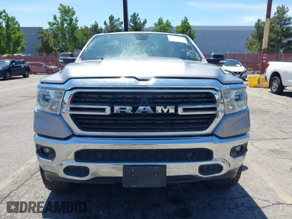 2021 Ram 1500 Big Horn with VIN 1C6SRFBT1MN622633, listed as a IAAI auction lot 42691343 with 122,007 mi miles and . Bid and sale history available at DreamBid. Image 12.