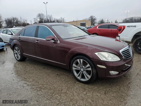 2009 Mercedes-Benz S-Class 5.5L V8 with VIN WDDNG71X39A259407, listed as a Copart auction lot 82057784 with 79,673 mi miles and Clean Title. Bid and sale history available at carsss.com. Image 4.