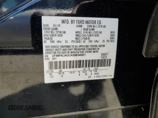 2019 Ford Edge Titanium z VIN 2FMPK3K93KBB54561, wystawiony jako Copart lot #56746065 z przebiegiem 101 792 mil mil oraz Szkoda całkowita • Salvage title. Historia ofert i sprzedaży dostępna na DreamBid. Obrazek 14.