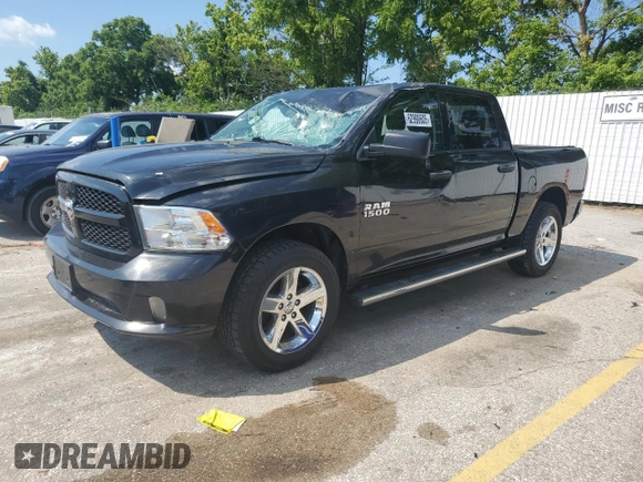 2017 Ram 1500 Express z VIN 1C6RR7KG6HS858306, wystawiony jako Copart lot #62990605 z przebiegiem 102 444 mil mil oraz Czysty tytuł • Clean title. Historia ofert i sprzedaży dostępna na DreamBid. Obrazek 1.