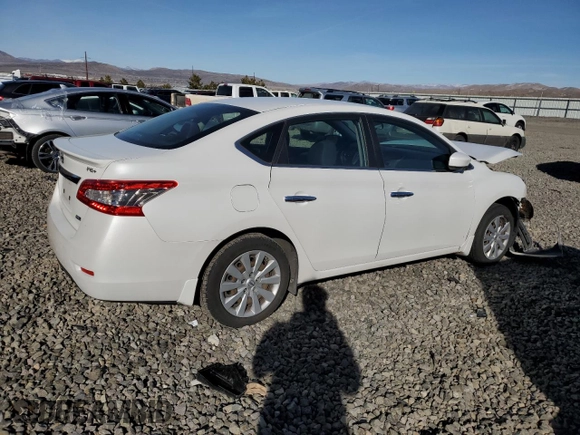 2013 Nissan Sentra FE+ S with VIN 3N1AB7AP7DL767245, listed as a Copart auction lot 46358725 with 61,035 mi miles and Salvage Title. Bid and sale history available at DreamBid. Image 3.