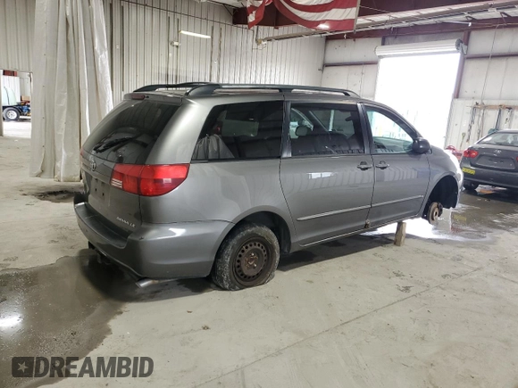 2005 Toyota Sienna CE with VIN 5TDZA23C75S287900, listed as a Copart auction lot 52673465 with Not Provided miles and Non Repairable. Bid and sale history available at DreamBid. Image 3.
