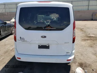 2014 Ford Transit Connect XLT with VIN NM0GE9F78E1141664, listed as a Copart auction lot 54843735 with 25,802 mi miles and Salvage title. Bid and sale history available at DreamBid. Image 6.