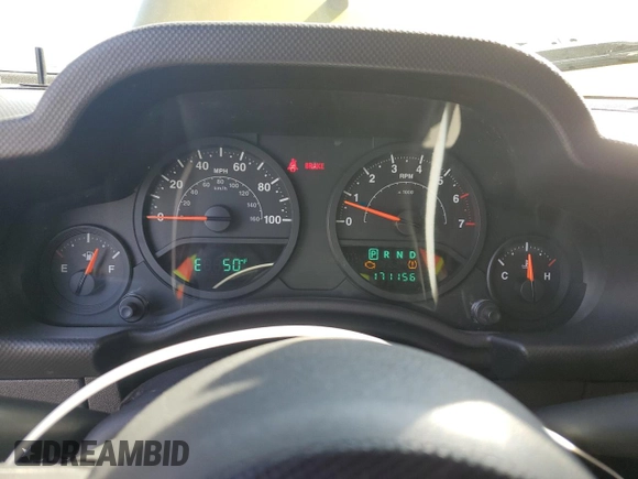 2008 Jeep Wrangler Unlimited X with VIN 1J4GA39118L528479, listed as a Copart auction lot 50953825 with 171,156 mi miles and Salvage Title. Bid and sale history available at carsss.com. Image 9.