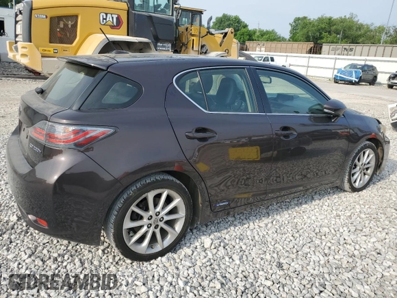 2012 Lexus CT 200h with VIN JTHKD5BH0C2087595, listed as a Copart auction lot 60626595 with 209,197 mi miles and Clean title. Bid and sale history available at DreamBid. Image 3.