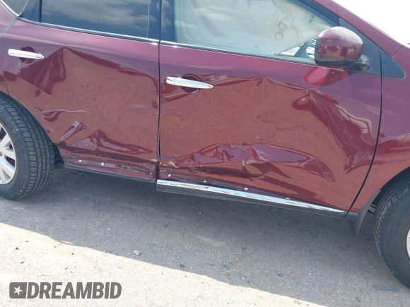 2011 Nissan Murano LE with VIN JN8AZ1MU7BW061721, listed as a IAAI auction lot 42185054 with 134,960 mi miles and . Bid and sale history available at DreamBid. Image 6.