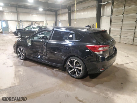 2022 Subaru Impreza Sport with VIN 4S3GTAM69N3721658, listed as a Copart auction lot 87012334 with 129,620 mi miles and Salvage Title. Bid and sale history available at carsss.com. Image 2.