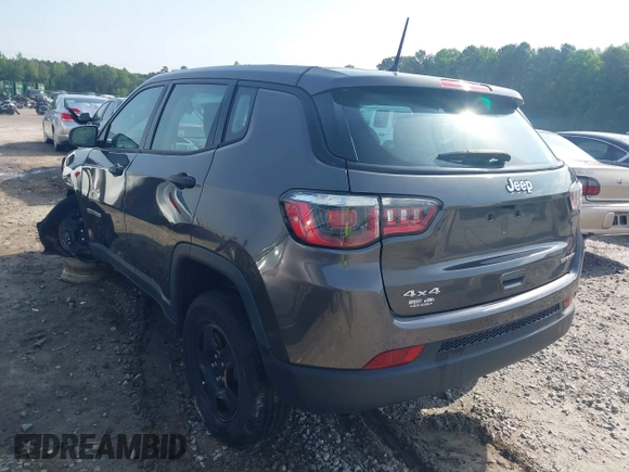 2018 Jeep Compass Sport with VIN 3C4NJDAB2JT136225, listed as a IAAI auction lot 42279668 with 145,967 mi miles and . Bid and sale history available at DreamBid. Image 3.