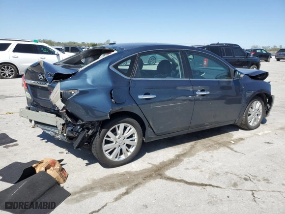 2013 Nissan Sentra SL with VIN 3N1AB7AP7DL713234, listed as a Copart auction lot 51840225 with 184,248 mi miles and Salvage Title. Bid and sale history available at carsss.com. Image 3.