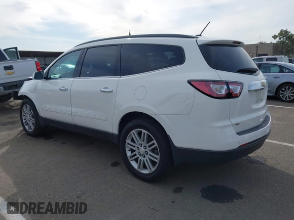 2015 Chevrolet Traverse LT with VIN 1GNKVGKD6FJ194420, listed as a IAAI auction lot 41838981 with 146,328 mi miles and . Bid and sale history available at DreamBid. Image 3.