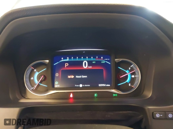 2021 Honda Pilot EX-L z VIN 5FNYF6H54MB082455, wystawiony jako IAAI lot #42343787 z przebiegiem 25 954 mil mil oraz . Historia ofert i sprzedaży dostępna na DreamBid. Obrazek 7.