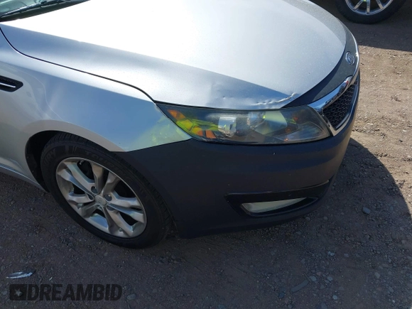 2012 Kia Optima EX with VIN 5XXGN4A78CG033835, listed as a IAAI auction lot 41970416 with 225,630 mi miles. Bid and sale history available at carsss.com. Image 6.